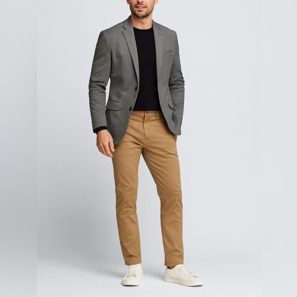 Express Tan and Gray Pants